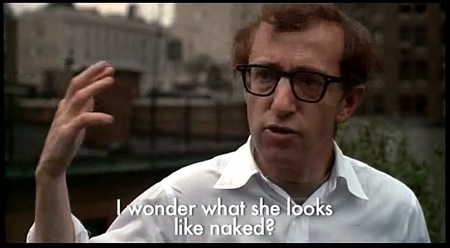 Annie Hall [still] (1979). Woody Allen. Spoken dialogue: “Photography’s interesting, ‘cause, you know, it’s a new art form, and a set of aesthetic criteria have not emerged yet.”